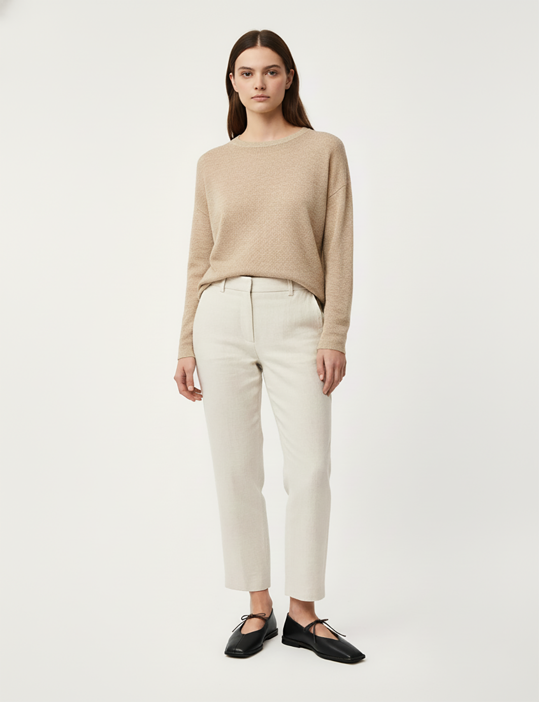 Square Toe PU Leather Flats with Bow Soft Slip-On Comfort Shoes for Office Work Everyday Wear – Lightweight Elegant Design for Modern Lifestyle