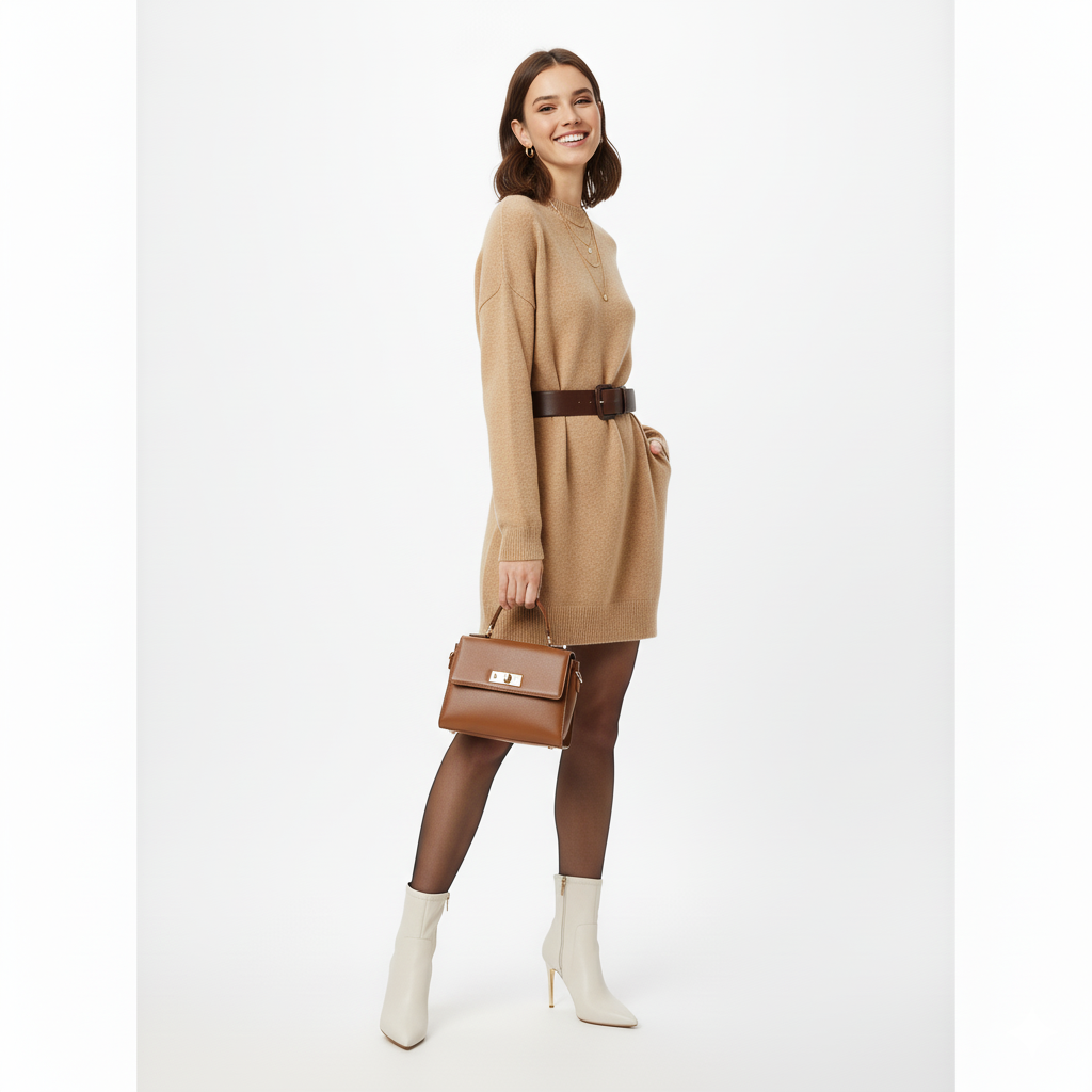 PU Leather Pointed Toe Boots with Stiletto Heel, Minimalist Zip Ankle Booties, Classic Black Dress Boots for Office, Casual, and Night Out Styles